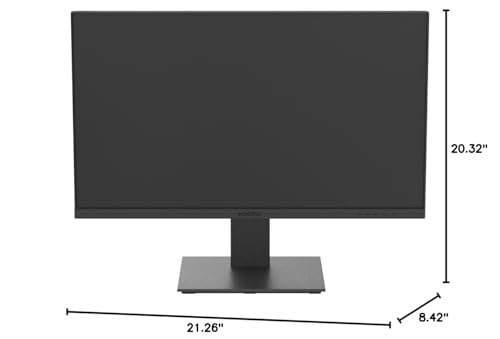 KOORUI 24 Inch Computer Monitor, FHD PC Monitors 1920 x 1080p IPS Display 75Hz, HDMI, VGA, 5ms Response Time, 75 x 75 mm VESA Mountable, Frameless