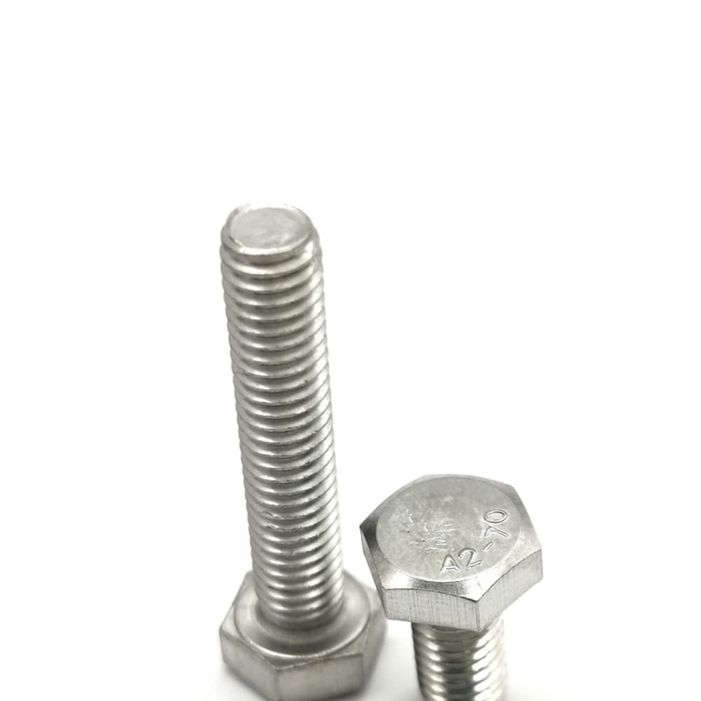 (1pcs) 316 Stainless Steel Outside hex Bolts,Applicable Machinery Machine Fitting M20x50mm (Length not Including Head).