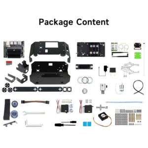 Waveshare JETANK AI Kit, AI Tracked Mobile Robot, AI Vision Robot, Includes Waveshare Jetson Nano Dev Kit 4GB (NOT Support Nano 2GB)