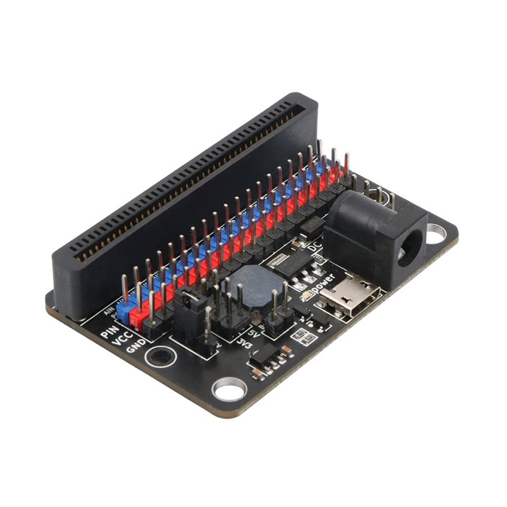 RAKSTORE Expansion Board for Micro:bit GPIO Expansion Python IO:bit 5V with On Board Passive Buzzer