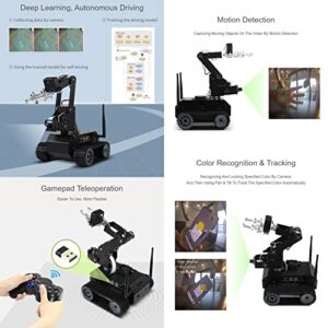 Waveshare JETANK AI Kit, AI Tracked Mobile Robot, AI Vision Robot, Includes Waveshare Jetson Nano Dev Kit 4GB (NOT Support Nano 2GB)