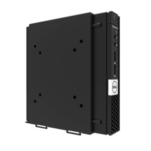 JINGCHENGMEI Wall Mount Compatible with Dell OptiPlex Micro Form Factor Case, VESA and Under Desk Available, Fits MFF 7070, 7060, 7050, 5070, 5060, 5050, 3040, 3046, 3050, 3060, 3070, 3080 and More