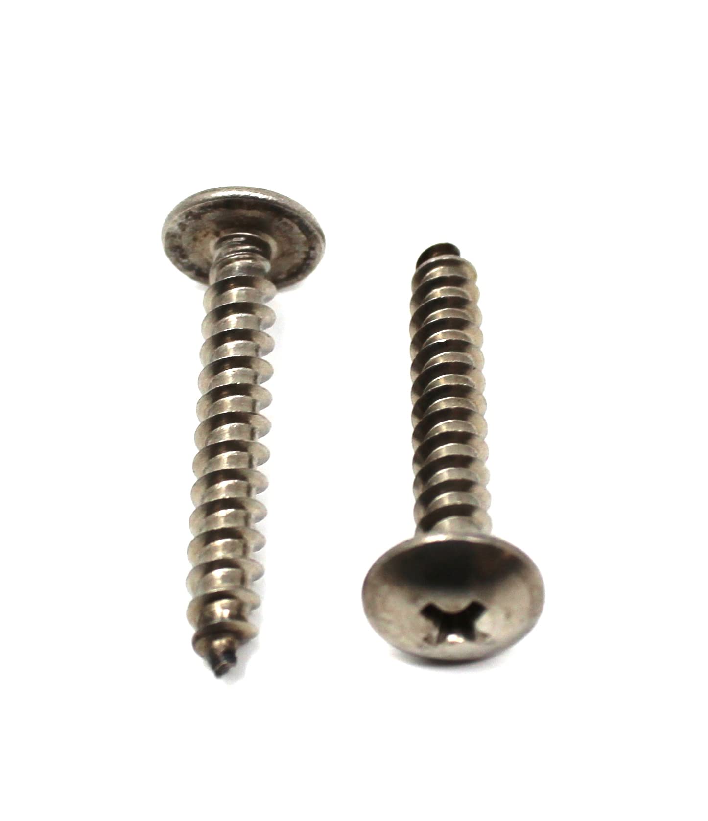 10 x1-1/4" SS Phillips Truss Head Screw Set 80 Piece Dock Bumper Edging Piling Cone Fastener