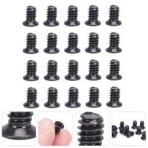 KOMBIUDA 300 PCS Flat Head Screw Hard Disk Tray Computer Computer Supply Chassis Screw for Hard Drive Black Nickel Accessories 3. 5- inch HDD Screw Short Hair Various Screw hot swap