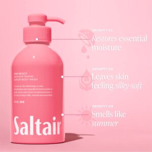 Saltair - Body Wash (Pink Beach), Pack:1, 17.0 Fl Oz