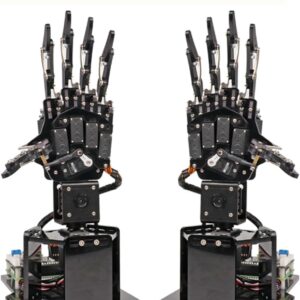 HIWONDER uHandPi Raspberry Pi Robotic Hand AI Vision Bionic Mechanical Hand with Python Programming Powered by Raspberry Pi 4B 4GB (Left Hand)