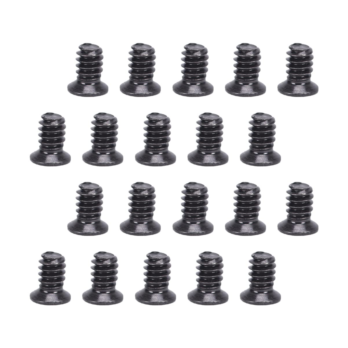 KOMBIUDA 300 PCS Flat Head Screw Hard Disk Tray Computer Computer Supply Chassis Screw for Hard Drive Black Nickel Accessories 3. 5- inch HDD Screw Short Hair Various Screw hot swap