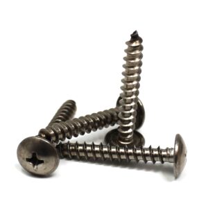 10 x1-1/4" SS Phillips Truss Head Screw Set 80 Piece Dock Bumper Edging Piling Cone Fastener