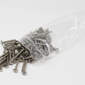 10 x1-1/4" SS Phillips Truss Head Screw Set 80 Piece Dock Bumper Edging Piling Cone Fastener