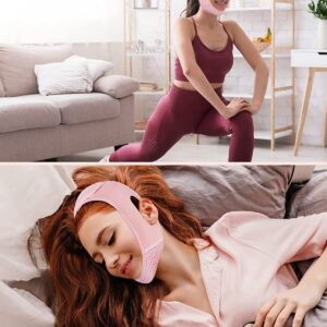 FairyFace Reusable V Line Lifting Mask, Double Chin Reducer, Chin Strap, Face Belt, Lift and Tighten the Face to Prevent Sagging, Create a V Shaped Face Full of Vitality