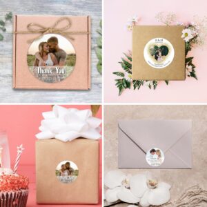 24pcs Personalized Wedding Stickers, Thank You for Coming Stickers, Thank You for Celebrating with Us Sticker, Wedding Stickers for Envelopes, Wedding Favors W44 (24 Pieces)