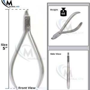 VISION TEK MED Orthodontic Dental Dimple Horizontal Plier Thermal Forming Retainer Clear Aligner Braces Plier