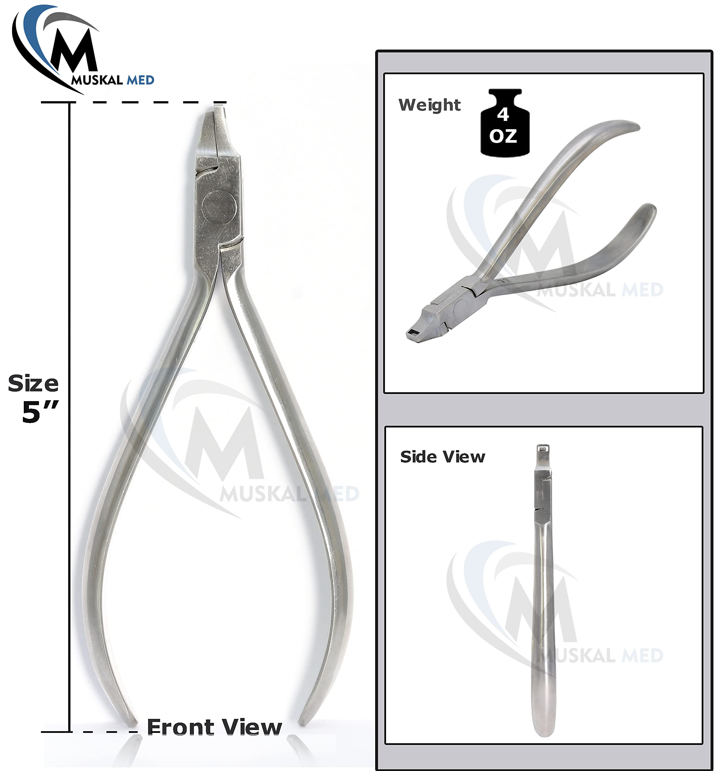 VISION TEK MED Orthodontic Dental Dimple Horizontal Plier Thermal Forming Retainer Clear Aligner Braces Plier