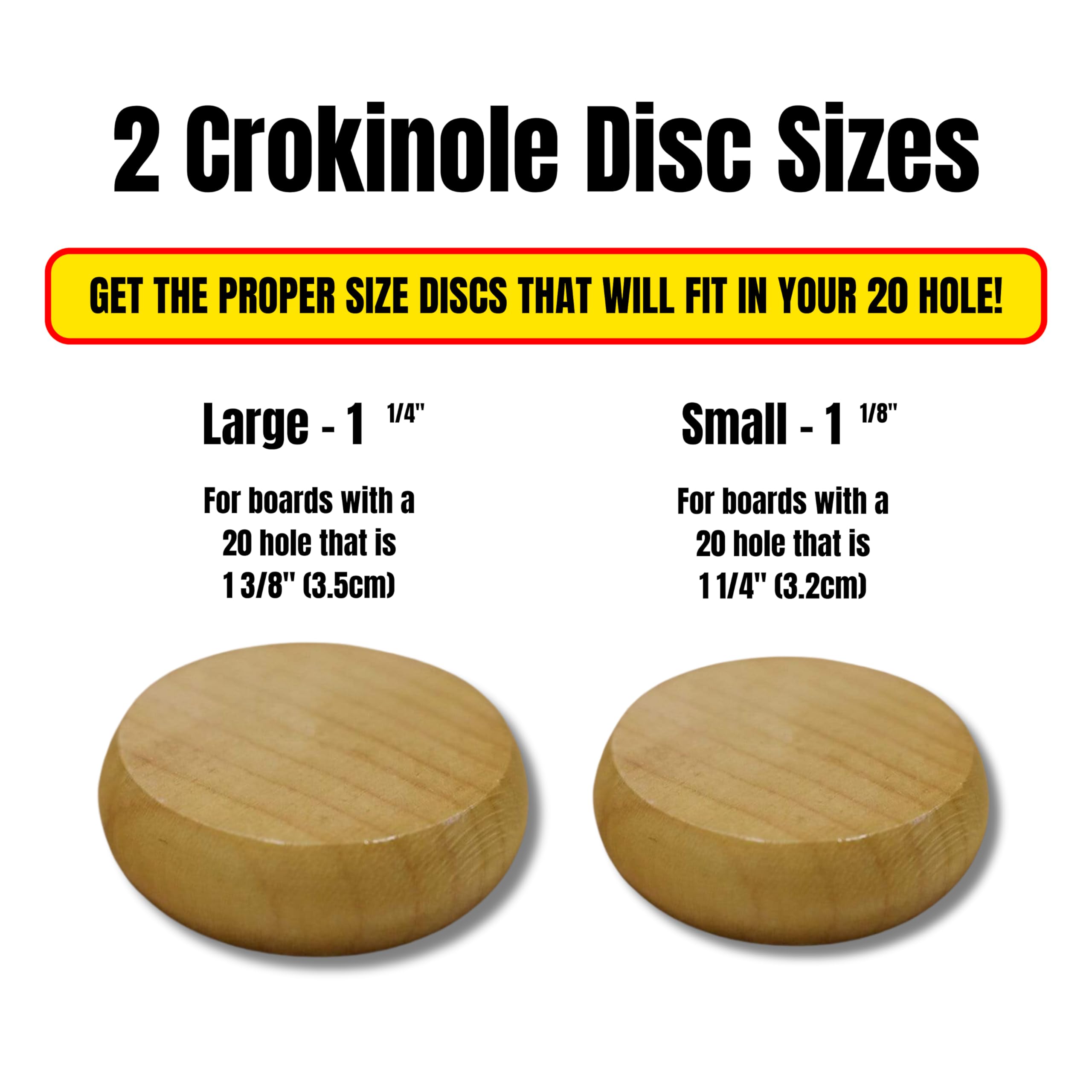 4 Player Crokinole Disc Party Pack (52 Discs) - Neutral Colours Edition (Large Discs - 1 1/4 Inch Diameter (3.2cm))