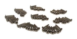 10 x1-1/4" ss phillips truss head screw set 80 piece dock bumper edging piling cone fastener