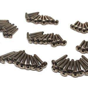 10 x1-1/4" SS Phillips Truss Head Screw Set 80 Piece Dock Bumper Edging Piling Cone Fastener