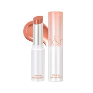 rom&nd Glasting Melting Balm 3.5g, 01 COCO NUDE, Glossy, Plumping Lips, Moisture, Translucent, Water Bomb, High Pigmented, Vegan