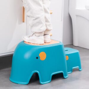 Housoutil Kids Step Stool 2pcs Children's Step Stool Pp Baby Combination Mini Kids Step Stools