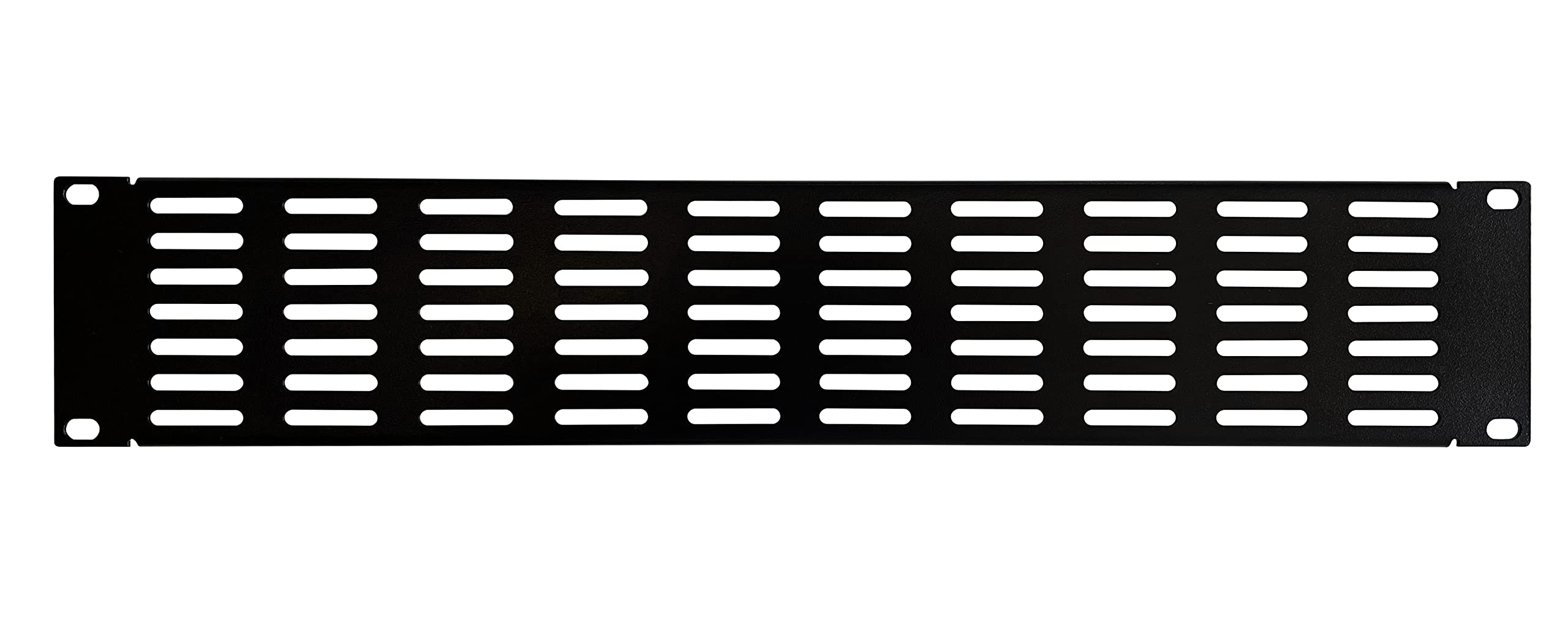 Ferstnor 2U Steel Blank Panel Vented for 19 inch Server Rack Durable Mount Spacer for Network Cabinet 5 Pack Complete with Installation Hardware and Cable Tie