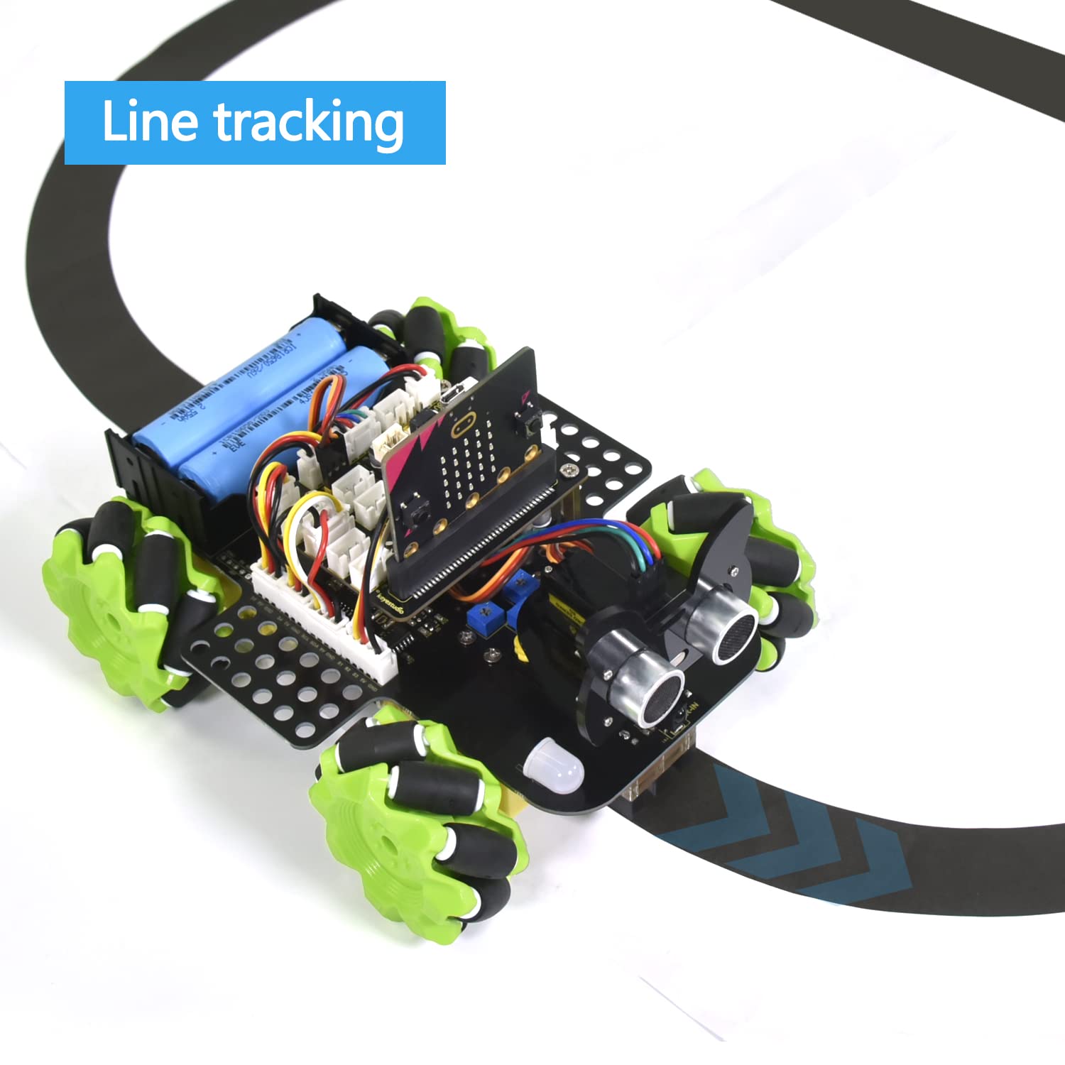 KEYESTUDIO Microbit 4WD Mecanum Car Kit V2 (with Micro:bit V2)