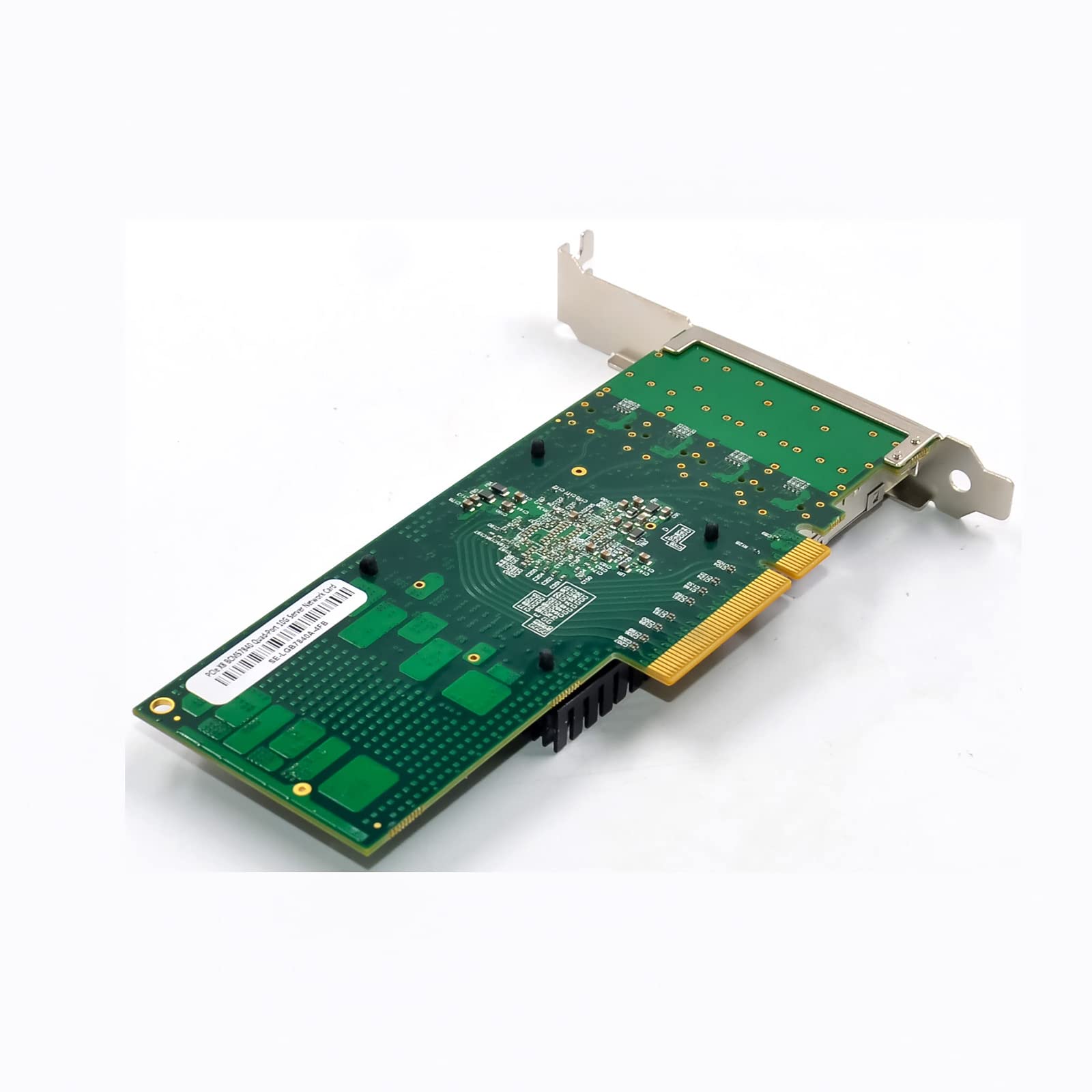 10Gb PCI-e 3.0 X8 NIC Network Card,Quad- SFP+ Port, with Broadcom BCM57840 Controller, PCI Express Ethernet LAN Adapter Support Windows Server/Linux/VMware