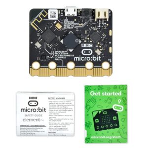 KEYESTUDIO Micro:bit V2 Go Kit Original Micro bit V2 Starter Kit, with Microbit v2.2, Battery Holder, Micro USB Cable