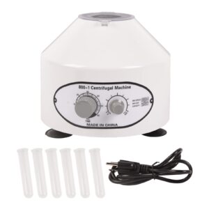 lfgud electric centrifuge machine 6x20ml desktop lab centrifuge machine with timer and speed control for plasma blood prp, 4000 rpm, 110v