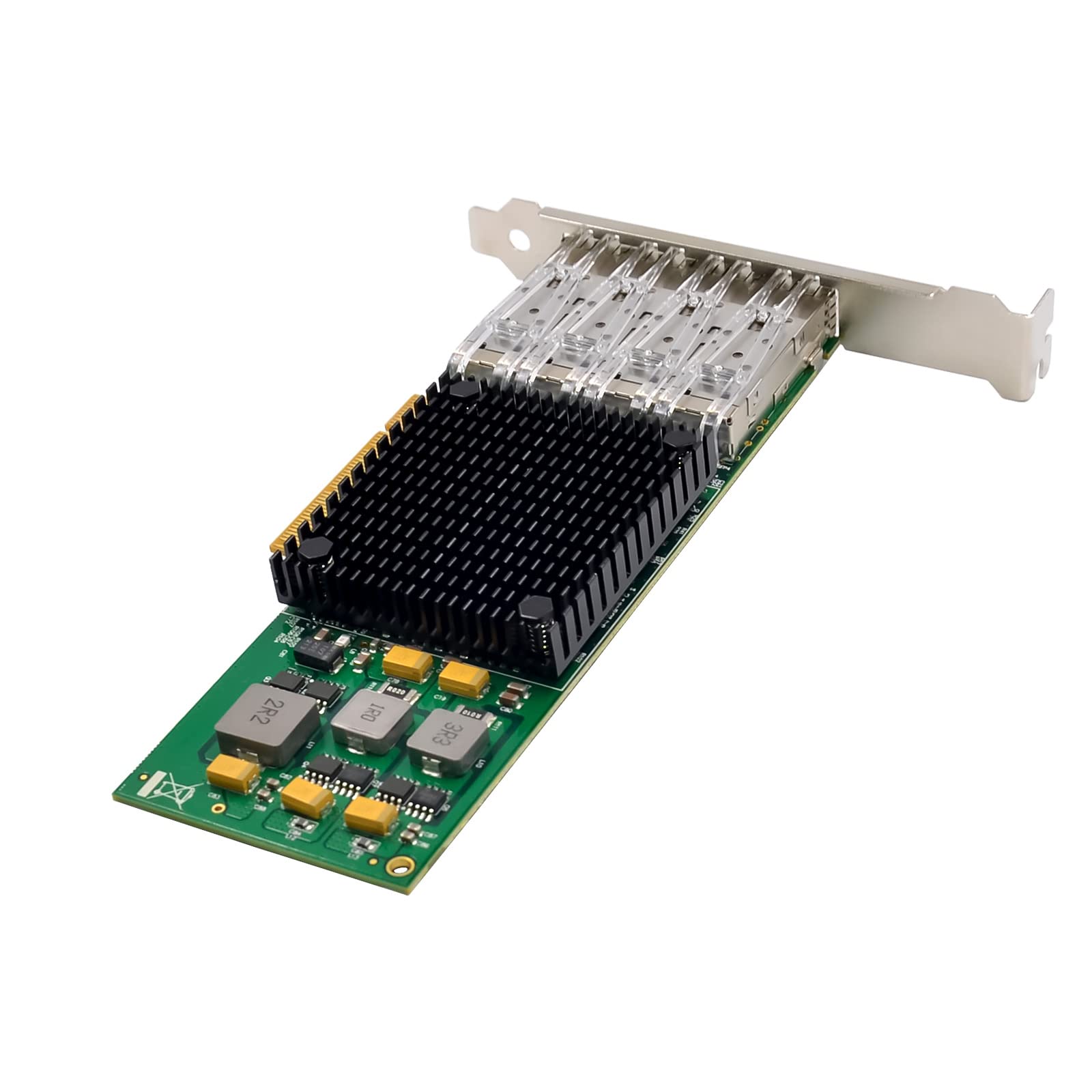 10Gb PCI-e 3.0 X8 NIC Network Card,Quad- SFP+ Port, with Broadcom BCM57840 Controller, PCI Express Ethernet LAN Adapter Support Windows Server/Linux/VMware