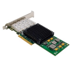 10Gb PCI-e 3.0 X8 NIC Network Card,Quad- SFP+ Port, with Broadcom BCM57840 Controller, PCI Express Ethernet LAN Adapter Support Windows Server/Linux/VMware