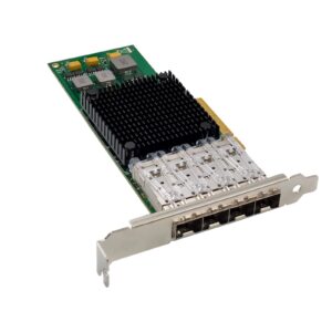 10Gb PCI-e 3.0 X8 NIC Network Card,Quad- SFP+ Port, with Broadcom BCM57840 Controller, PCI Express Ethernet LAN Adapter Support Windows Server/Linux/VMware