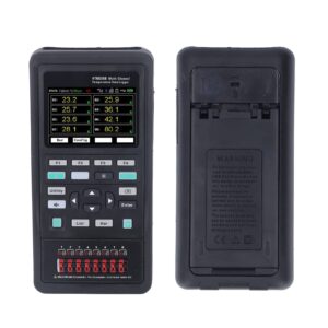 WEYI Temperature Data Recorder, High Accuracy Multi Channel Temperature Tester for Electronics Testing (US Plug)