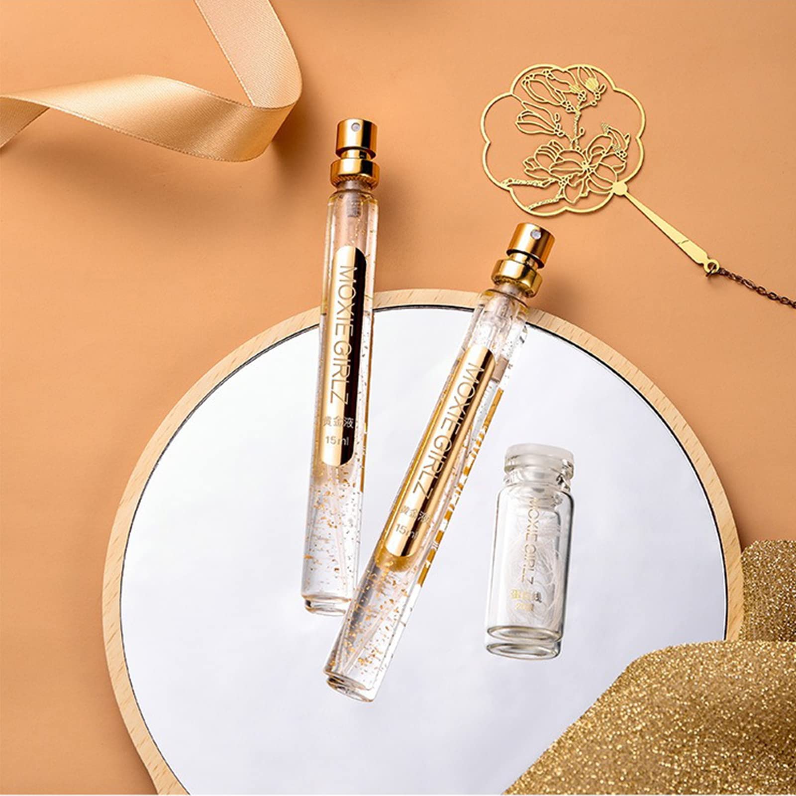 CYSMJDKJ Instalift Protein Thread Lifting Set, Soluble Protein Threads and Nano Gold Essence Combination, Absorbable Collagen Thread for Face Lift, Smoothes Fine Lines