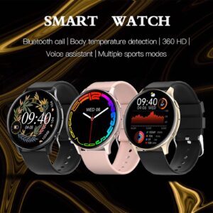 Smartwatch For Men And Women. 1.32'' Touch Screen Fitness Tracker With 20+ Sports Modes, Ip67 Waterproof Smartwatch With Heart Rate/Sleep Monitor/Pedometer/Calorie, Activity Tracker For Android phone