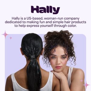 Fluffy G Hair Gloss by Hally Hair, (Clear) - 3.4 fl oz - Hair Glaze for Color-Treated, Fine, Dry & Frizzy Hair - High Shine Shiny Hair Products for Vibrant, Fluffy & Fuller-Looking Hair