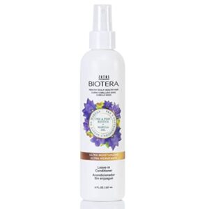 biotera ultra moisturizing leave-in conditioner | deeply conditions & detangles | dry, damaged, coarse hair | vegan & cruelty free | paraben free | color-safe | 8 fl oz