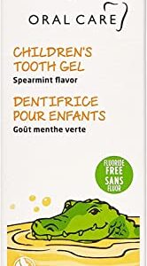 Weleda Oral Care Children's Tooth Gel, 1.7 Fluid Ounce (Pack of 3), Fluoride Free, Spearmint Flavor, Plant Rich Toothpaste with Calendula, Silica and Fennel