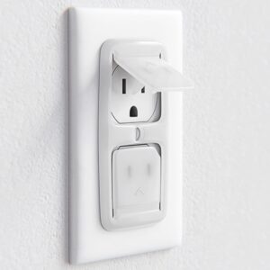 Wall Nanny + The Block-It-Socket - Protect Walls from Baby Gate Damage and Keep Children Safe from Outlets