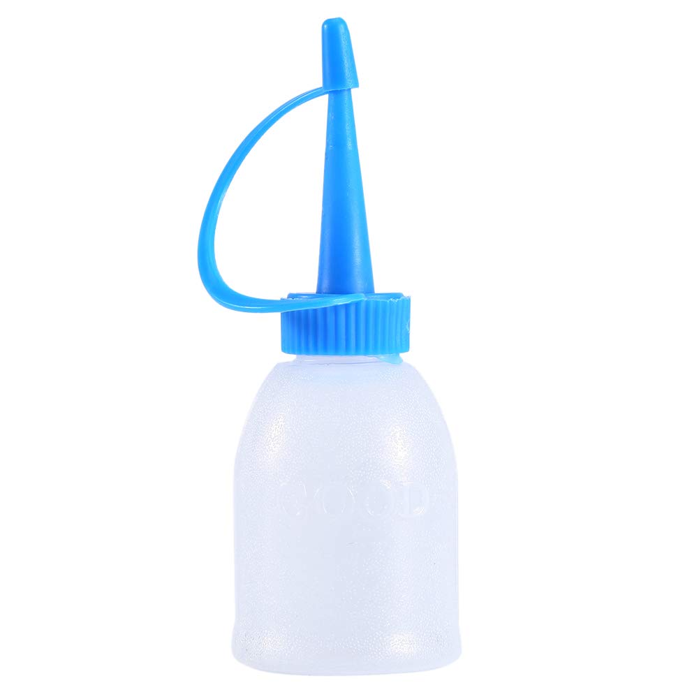 Akozon 6Pcs 30ML Small Squeeze Bottle With Pointed Tip One Ounce Plastic Squeeze Bottle Needle Tip Dropper Bottles Industrial Glue Gel Oil Squeeze Empty Bottle Jet Dispenser with Twist On Cap Lids