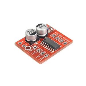 JEMITA L298N Driver Board Module L298N Stepper Motor Smart car Robot breadboard peltier High Power L298 DC Motor Driver (Size : Mini-L298N)