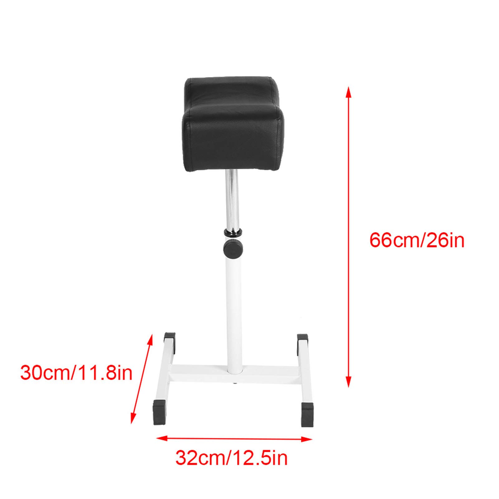 adjust Pedicure Nail Footrest Height Adjustment Metal and High Grade Synthetic Leather Manicure Foot Rest Desk Salon Spa Equipment (66 x 32 x 29cm), Footrest Nail Footrest Pedicure Footrest M