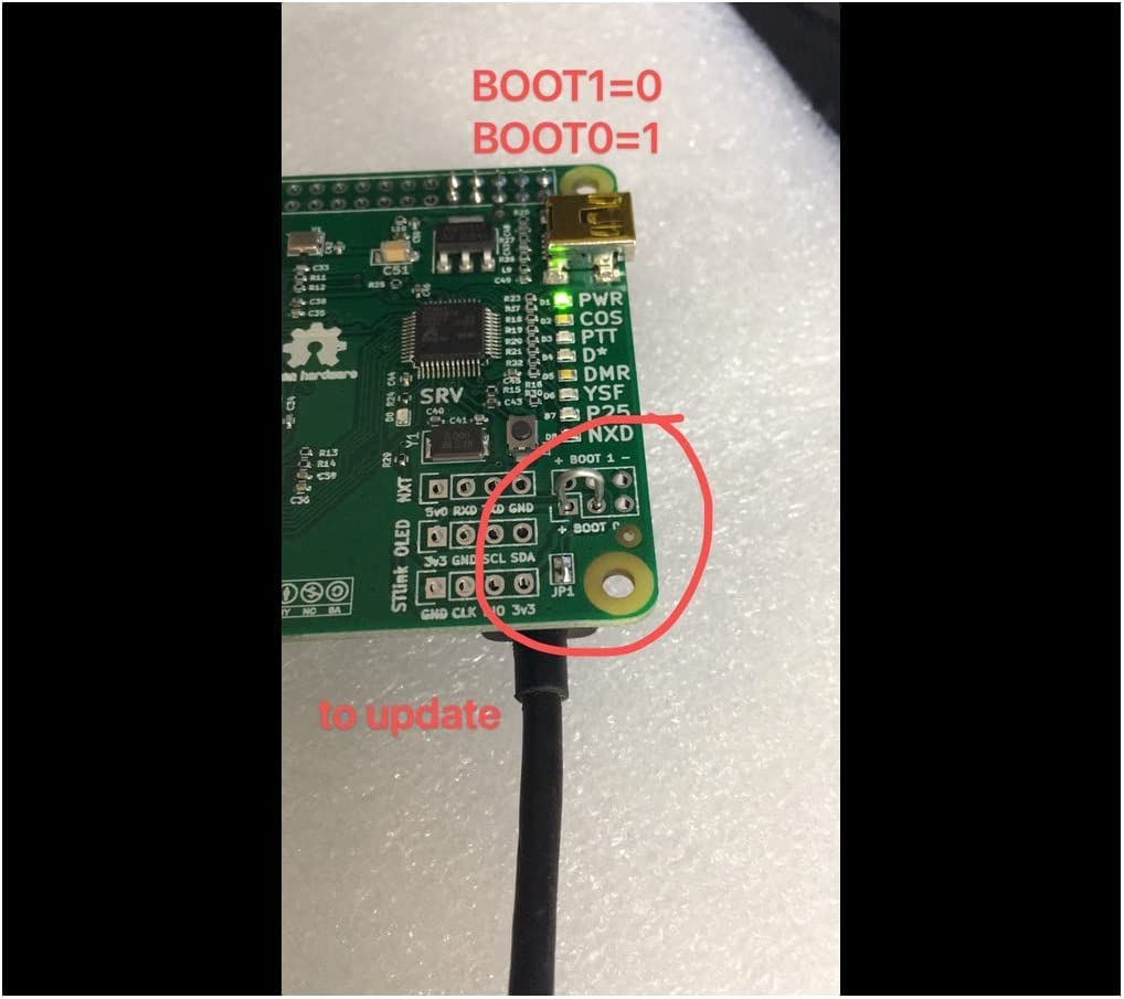 GOOZEEZOO MMDVM Duplex Hotspot Module Dual Hat V1.5.2 Support P25 DMR YSF NXDN DMR Slot 1 + Slot 2 for Raspberry pi with USB Port (Without OLED)