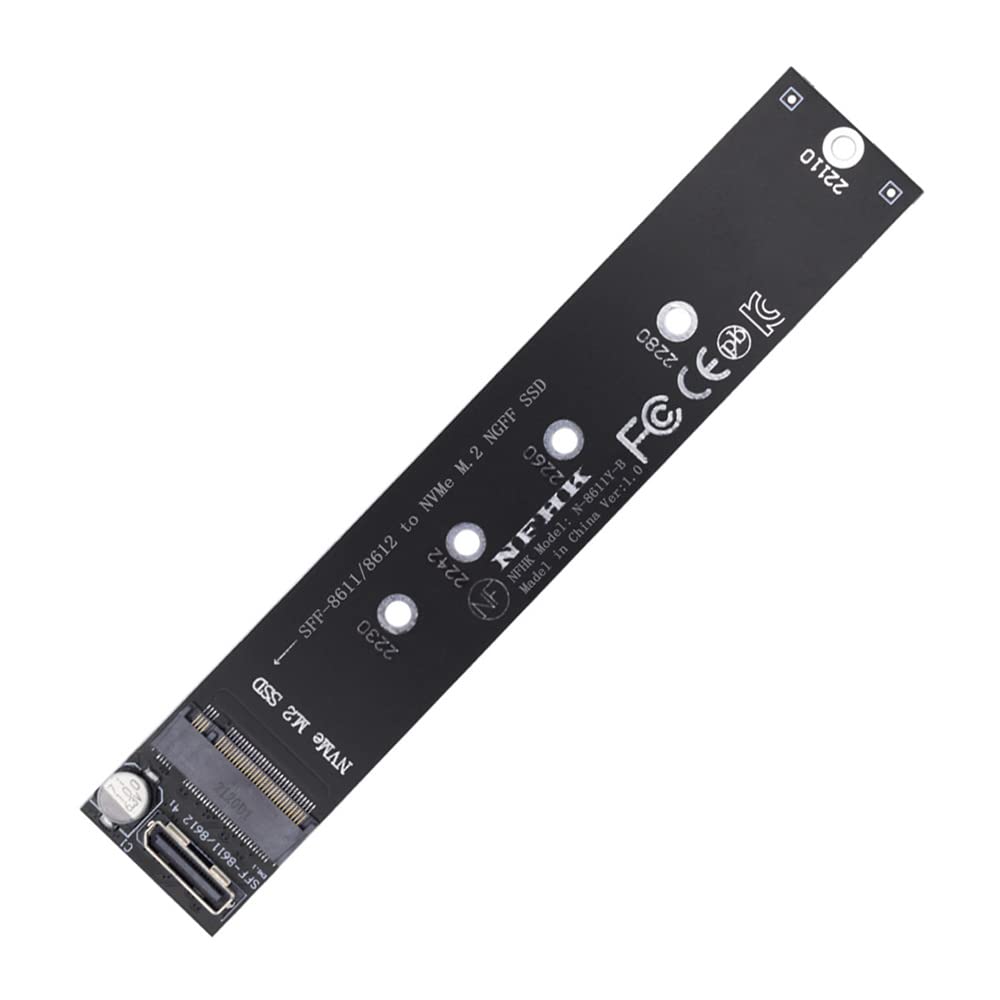 Xiwai Oculink SFF-8612 SFF-8611 to M.2 Kit NGFF M-Key to NVME PCIe SSD 2280 22110mm Adapter for Mainboard