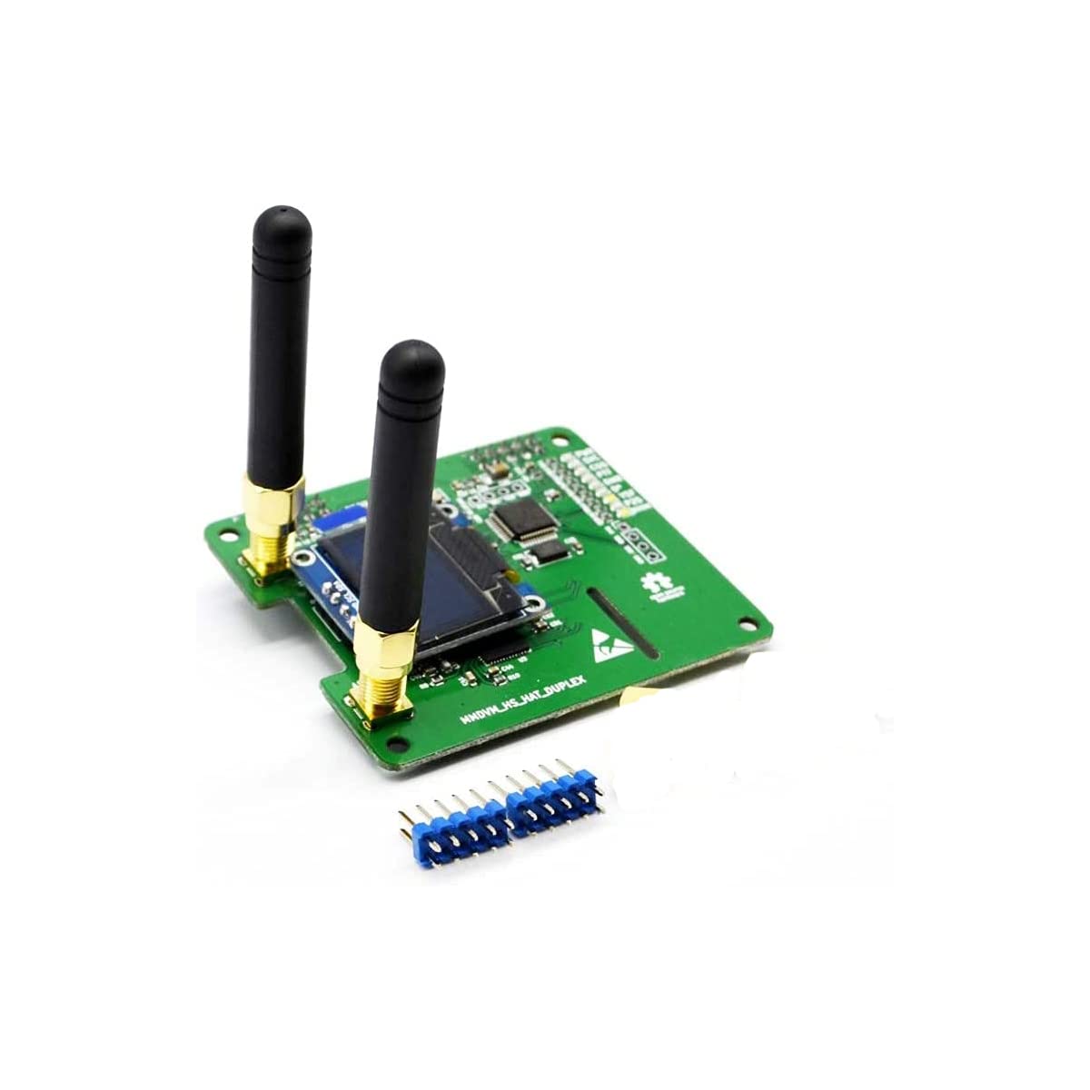 GOOZEEZOO MMDVM Duplex Hotspot Module Dual Hat with 0.96 OLED Display V1.47 Support P25 DMR YSF NXDN DMR Slot 1 + Slot 2 for Raspberry pi (with OLED)