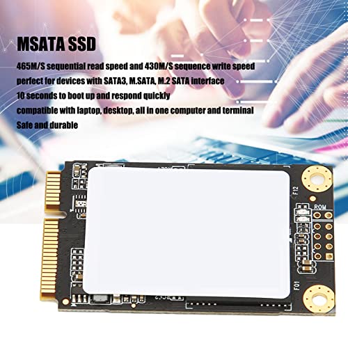 Cuifati 512gb Desktop Ssd, Msata Ssd,Stable Transfer, Fast Boot, Plug and Play,465m/s Sequential Read Speed and 430m/s Sequential Write Speed,Available for Desktop Laptop Terminals