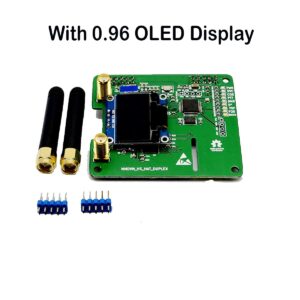 GOOZEEZOO MMDVM Duplex Hotspot Module Dual Hat with 0.96 OLED Display V1.47 Support P25 DMR YSF NXDN DMR Slot 1 + Slot 2 for Raspberry pi (with OLED)