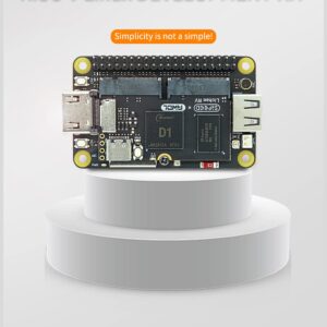 Sipeed RV Dock Pro Allwinner D1 Development Board RISC-V Linux Single Board Computer Starter Kit with 16bits 1GB DDR3 RAM Onboard WiFi Bluetooth Module Support Tina Linux Debian YoC (RTOS)