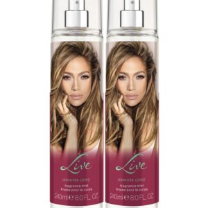 Jennifer Lopez Live Body Mist, 240ml (8fl oz) Duo Pack (2 Pack)