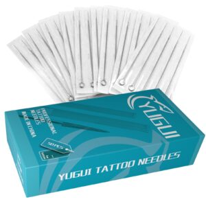 50pcs yugui stick and poke set tattoo needles long bar needles 1003rl 1005rl 1007rl 1009rl 1205rs 1207rs 1209rs 1205m1 1207m1 1209m1 for tattoo gun tattoo supplies