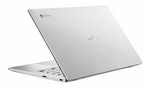 ASUS Newest 14" FHD Chromebook Laptop, Intel Core m3-8100Y(up to 3.4 GHz), 320GB Space(64GB eMMC+256GB Card), 8GB RAM, Webcam, WiFi, USB, Bluetooth, Backlit Keyboard, Chrome OS, Silver+JVQ MP