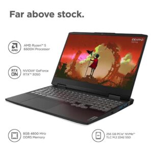 Lenovo IdeaPad Gaming 3 Laptop RTX 3050 NVIDIA| 15.6" FHD Display 120Hz| AMD Ryzen 5 6600H| Windows 11| Wi-Fi 6| Backlit Keyboard| USB C| Webcam| HDMI Cable| Gaming PC (16GB DDR5 RAM |1TB PCIe SSD)